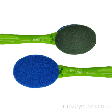 Brosse de nettoyage des éponges de poignée pliable